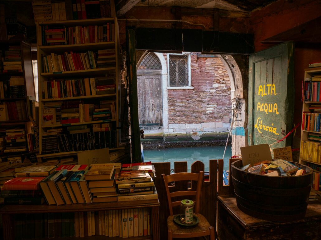 libreria a Venezia 